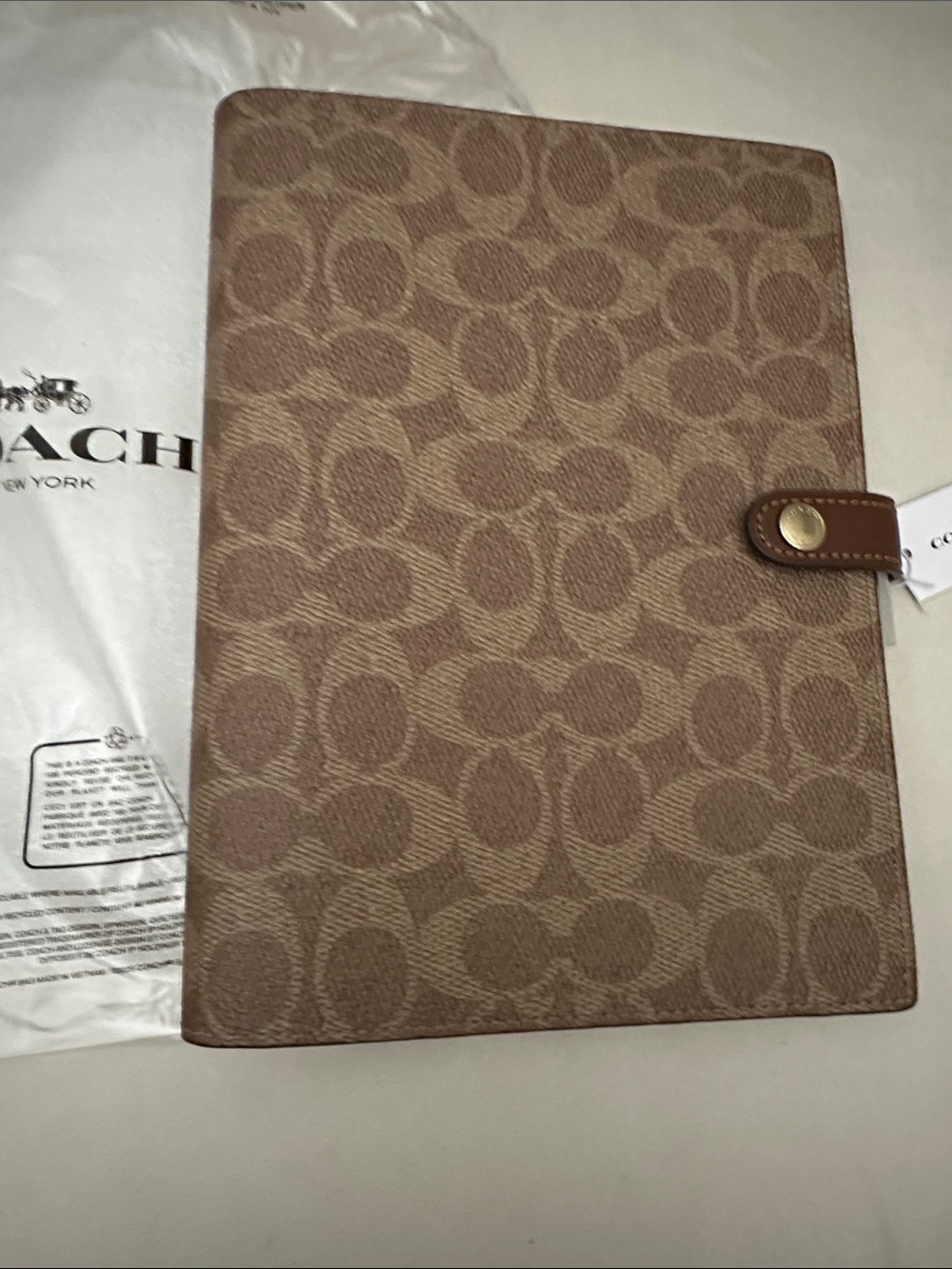 Coach Notebook,New!
